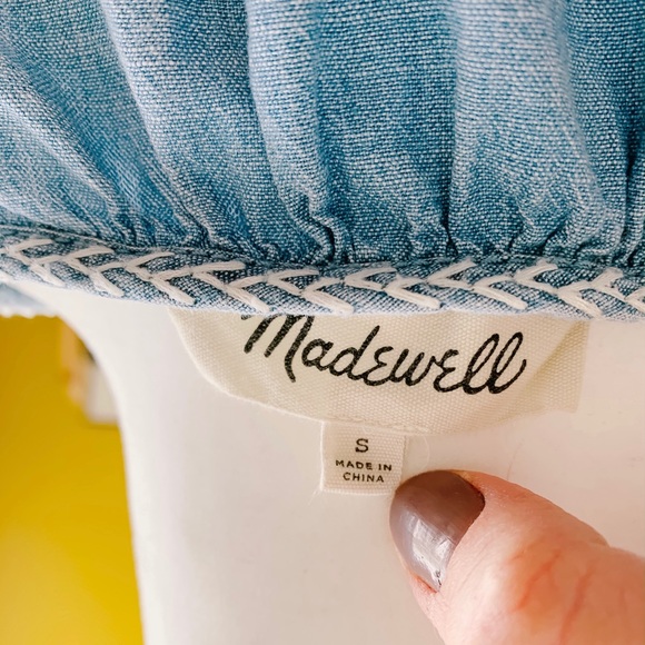 Madewell Chambray Blouse - Picture 5 of 5